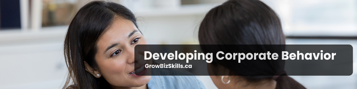 Developing Corporate Behavior